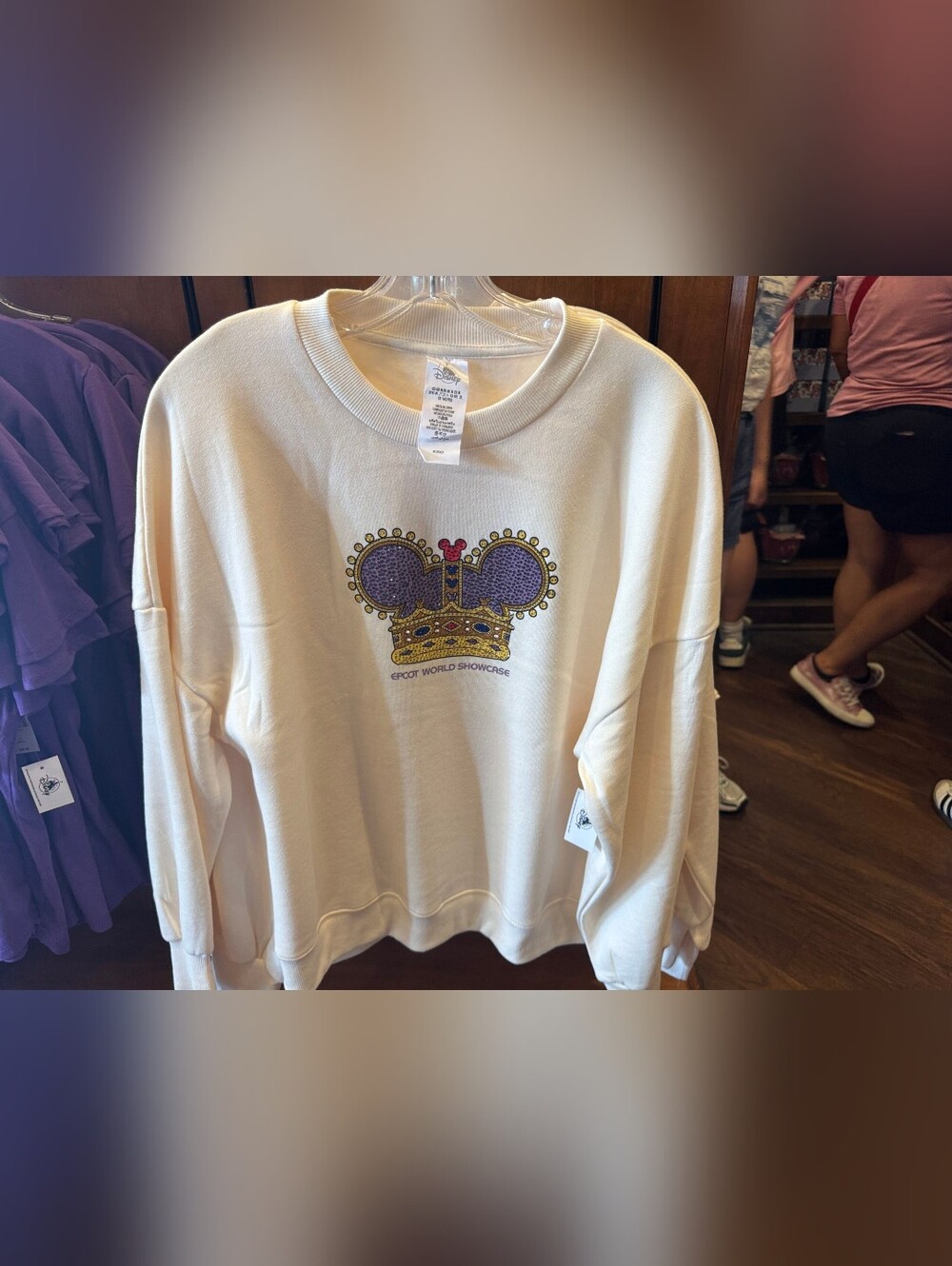 Disney Parks Royal Crown Sweatshirt